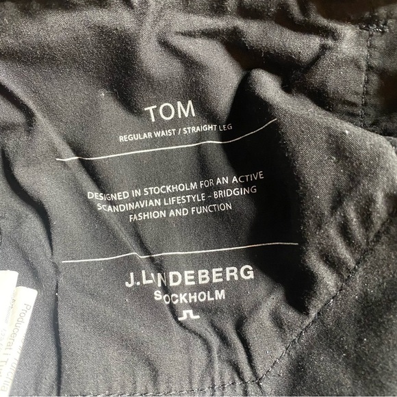 J. Lindeberg Black Tom Straight Leg Jeans 33x30 - Picture 6 of 6